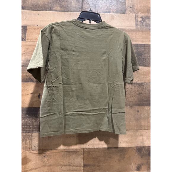 Vintage 90s Quiksilver Kids T-Shirt – XL – Army Green – Used - Picture 6 of 8